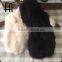 Factory direct wholesale price real block color rabbit scrap fur scarf /rabbit fur scarf