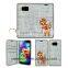 Shenzhen KVQ factory exclusive design Luxury Jeans wallet case for Blackberry Z20