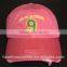 Factory Price Colors Custom Washed Cotton Baseball Cap 6 Panel Distressed Baseball Hat