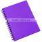 customized note book with spiral for wholesale