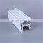 2 tracks sliding frame white pvc profile