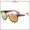 Laura Fairy American Brand New Black Red Colourful UV400 Round Plastik Sunglasses                        
                                                Quality Choice