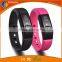 Bluetooth v4.0 silicone Smart Wristband Pedometer with IP67 waterproof