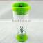 New Drinkware Leakproof Lid Handy Cup Electric Mixer Shaker Bottle Nutrition Protein Powder Shakes Transparent Water Bottle