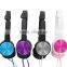 retractable lightweight hot sale colorful folding headset
