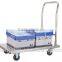 Update International 300 lb Capacity Four Wheel Folding Hand Truck Trolley