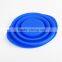 China supplier lead free colorful silicone Collapsible Basket