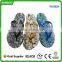Hot sale Printed women eva high heel flip flops,beach slipper