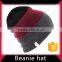 Knitting warm earflap winter beanie cap