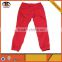 Fashion Design Baggy Red Cargo Pants for Men with Elastic Waist