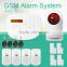 High wireless fire alarm system work with smoke detector & burglar home alarm system with ip camera