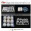 4 cell disposable plastic quail eggs tray PVE PET