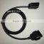obd2 cable 90 degree male to female cable J1962m to J1962F 1.5m long