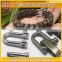 Yukai Paracord bracelet shackle clasp adjustable dee shackle buckle in low price