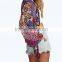 Custom printed kimono blouse