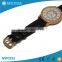 New design Current Genuine Leather Strap Bracelet Gold Women Watch                        
                                                Quality Choice