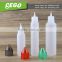 2016 new product Squeeze 30ml e-liquid plastic pen shape unicorn bottles with plastic cap