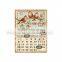 Top Sale Retro Calendar Plaque Bracelet Fence Iron Flowers Craft