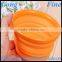 Durable Colorful Fancy Silicone Collapsible Bowl