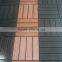 WPC Interlocking Composite Deck Tile 4-Slat 6-Slat Design