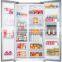 double door large refrigerator freezer with many colors BCD-612W