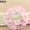 New Pink Lace Flower Hair Band for Girl Lovely Patterns Headband Quality Choice