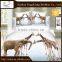 100% cotton 3D print bedding set with animal