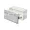 rectangle brushed silver led step light recessed wall