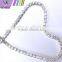 3 FEET 1 Yard SS6 2mm Clear Crystal Silver Plated Rhinestone Chain Trims Cup Chain Wedding Garments Decoration YSCHC1031