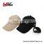 plain embroidery cotton 6 panel custom baseball cap custom logo