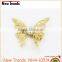 2015 fashion hot sale newest golden pearl butterfly hair clip