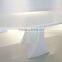 White Y-185 Table made by fiberglass in rectangular
