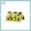 Salt shaker bottles glass stainless steel condiment holders jar set