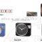 Office use touch LED light hand size alarm clock