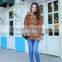 Real Native Lamb Fur Leather Mouton Suede Coat Horn Button Fashion Winter