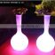 LED illuminated plant pot plastic decorative color changing led flower pots christmas flower pots
