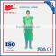 hospital disposable patient sterile pp non woven fabric green disposable dressing gowns