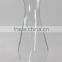 1L china manufacturer hot sale good quality high borosilicate glass hand made clear vase shape decorative water pitcher