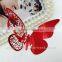 B17 New Butterfly place card Laser Cut wedding bar pub party for wine glass table decoration