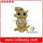 Luxury gold owl shape usb memory stick with shiny diamond
