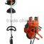 Portable gasoline grain combine harvester