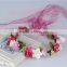 Bridal Design Hair Accessories Colorful Flower Headband,Fascinator Headband Wholesale