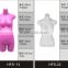 Fashion retail shop custom glossy bust torso female mannequin