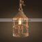 rope hanging pendant light stairs industrial cylinder pendant light for home decor/Gallary/coffee bar/shopping mall