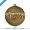 Round shape custom made marathon gold medal