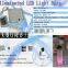 2015 new product rechargeable RGB remote controlled led centerpiece light base/square led base light