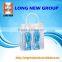 E health food File handbag cometic custom plastic makeup bag
