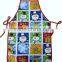 Christmas print kitchen apron set with towel china suppliers