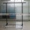 Storage Clothing Garment adjustable rack Metal Garment Rail