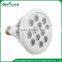 12w e27 full spectrum led grow lights bulb for hydorponics grow tent seedling veg 2016 news